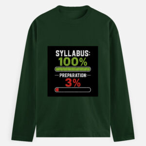 Syllabus 100% - Preparation 3% - Men's Full Sleeve T-Shirt